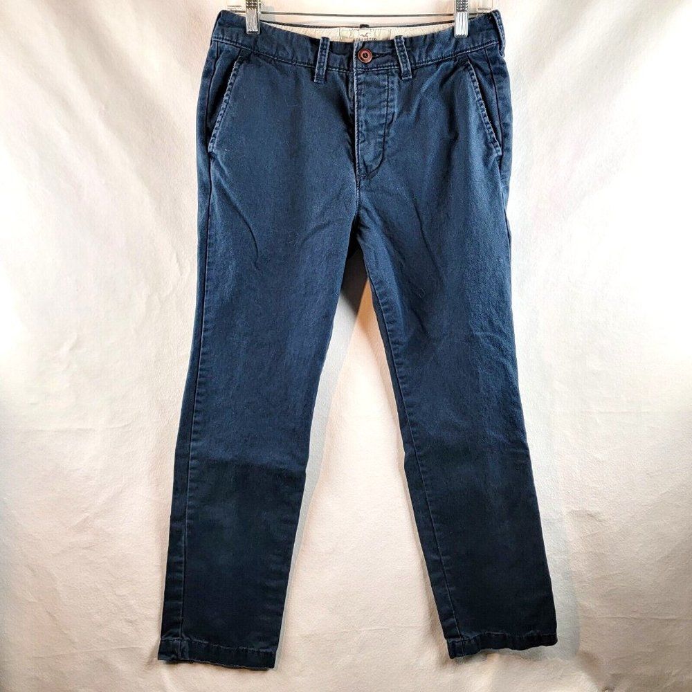Hollister Pants Mens 29x30 Blue Chino Khaki Uniform School Work Normcore Preppy